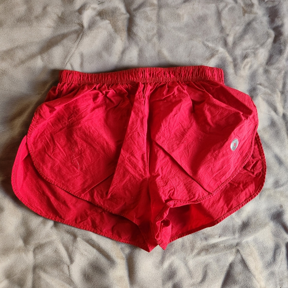 Red Running Shorts